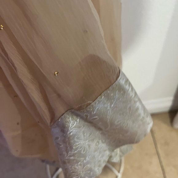 Arwia's by dk shalwar beige and gold color - Picture 5 of 8